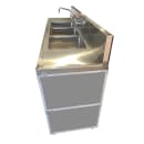 Monsam Enterprises 50 1/4"H Portable Sink w/ (3) 12"D Bowls, Hot & Cold Water (PSE-2003LA) thumbnail 11