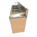 Monsam Enterprises 50 1/4"H Portable Sink w/ (3) 12"D Bowls, Hot & Cold Water (PSE-2003LA) thumbnail 15