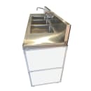 Monsam Enterprises 50 1/4"H Portable Sink w/ (3) 12"D Bowls, Hot & Cold Water (PSE-2003LA) thumbnail 23