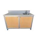 Monsam Enterprises 32"H Portable Sink w/ 5 1/2"D Bowl, Hot & Cold Water (PSE-2046) thumbnail 4