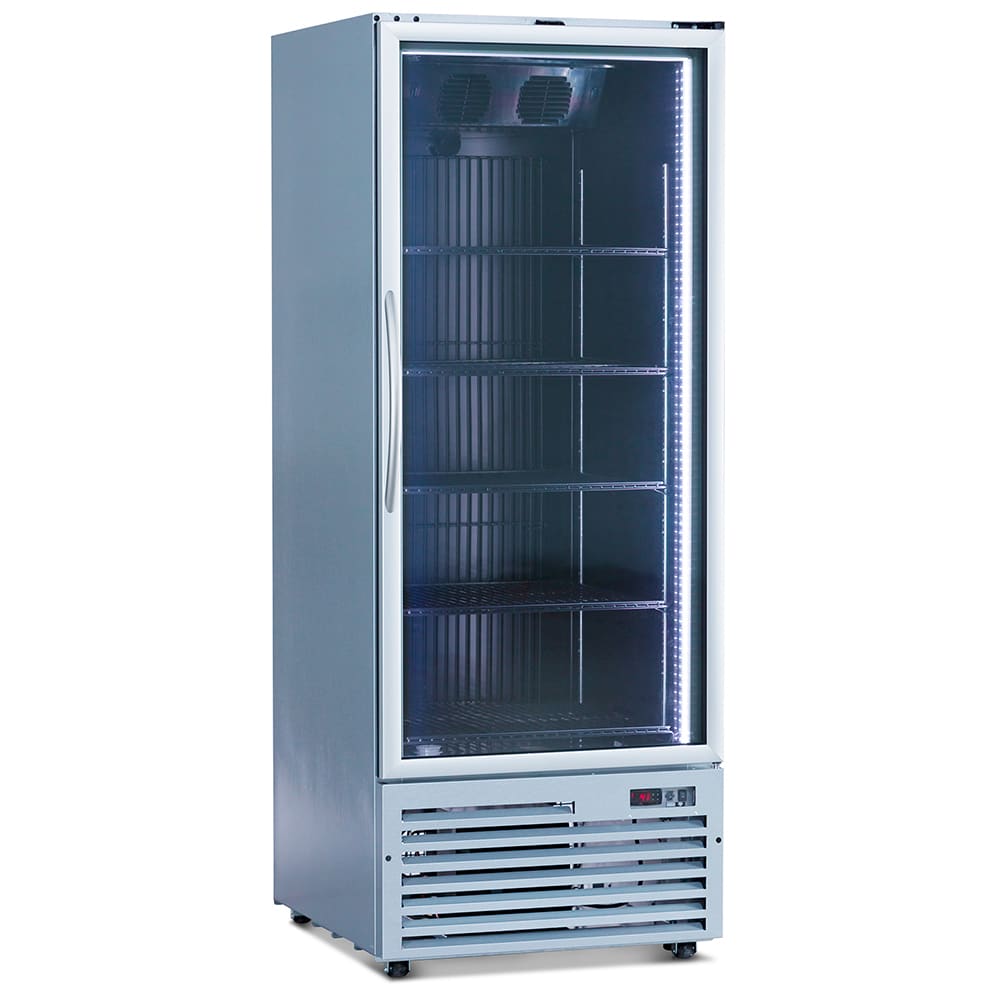 Minus Forty 22-USGR-F1-SL 30" One Section Glass Door Merchandiser - (1) Right Hinge Door, Silver, 115v