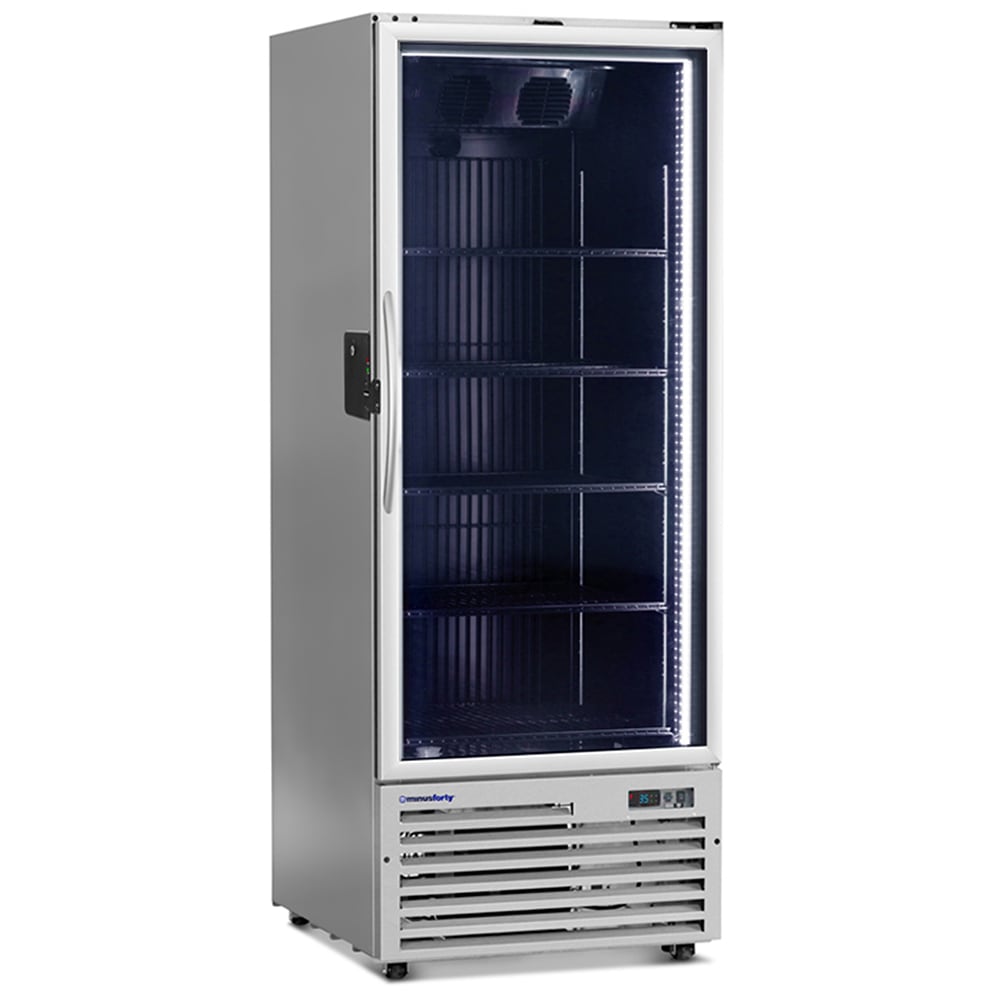 Minus Forty 22-USGR-F2-SL 30" One Section Glass Door Merchandiser - (1) Right Hinge Door, Black, 115v