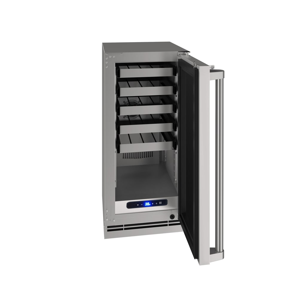 Viking Commercial 14 15/16" One Section Undercounter Wine Cooler w/ (1) Zone, 20 Bottle Capacity, 115v (VCWC515-SS33A)