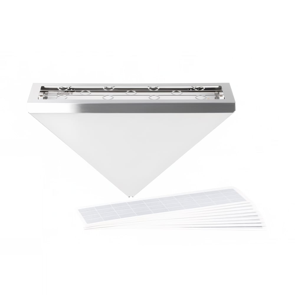 Curtron BL-150-SS-COMBO Decorative Silent Fly Trap w/ 1,800 sq ft Coverage - Stainless Steel, 120v