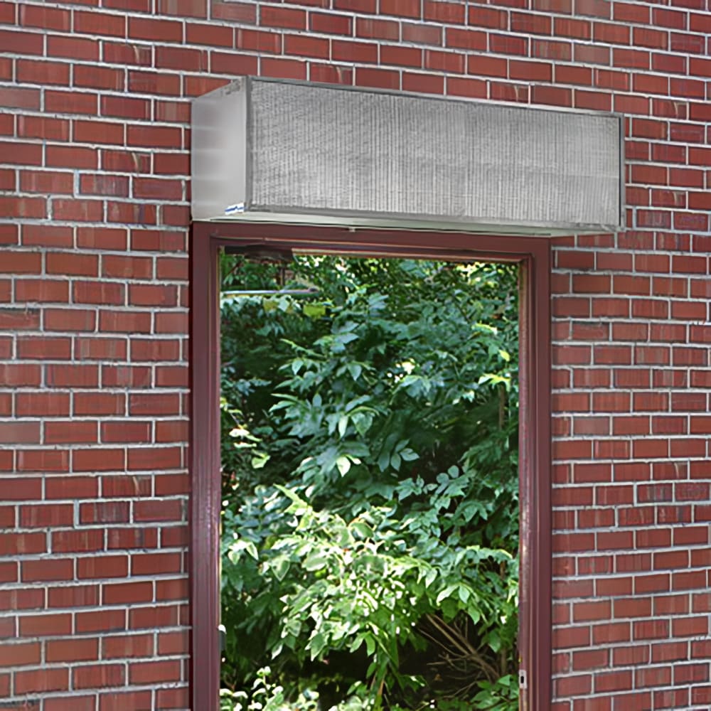 Curtron E-CFD-36-1 Save-T Air Curtain for Commercial Front Door, Aluminized Housing, 36 x 120"