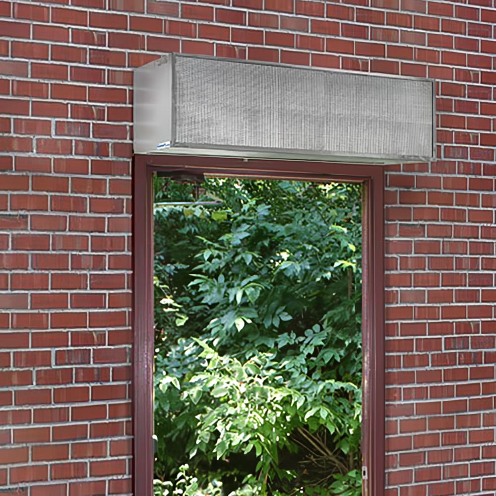 Curtron E-CFD-48-1 Save-T Air Curtain for Commercial Front Door, Aluminized Housing, 48 x 120"