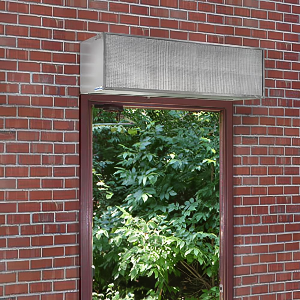 Curtron E-CFD-60-2 Commercial Front Door Air Curtain w/ 3 Blower Wheel, Covers 60 x 120"