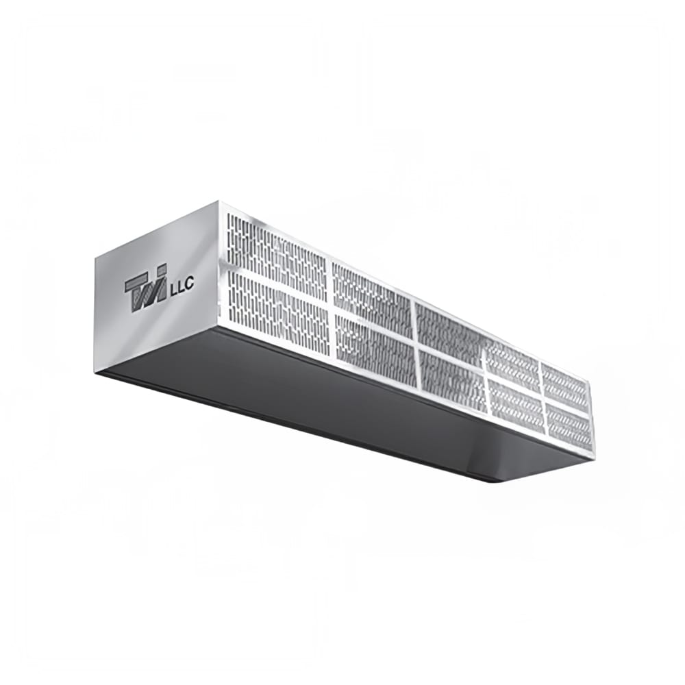Curtron S-LP-48-1 48" Low-Profile Air Curtain - (1) Speed, Stainless Steel
