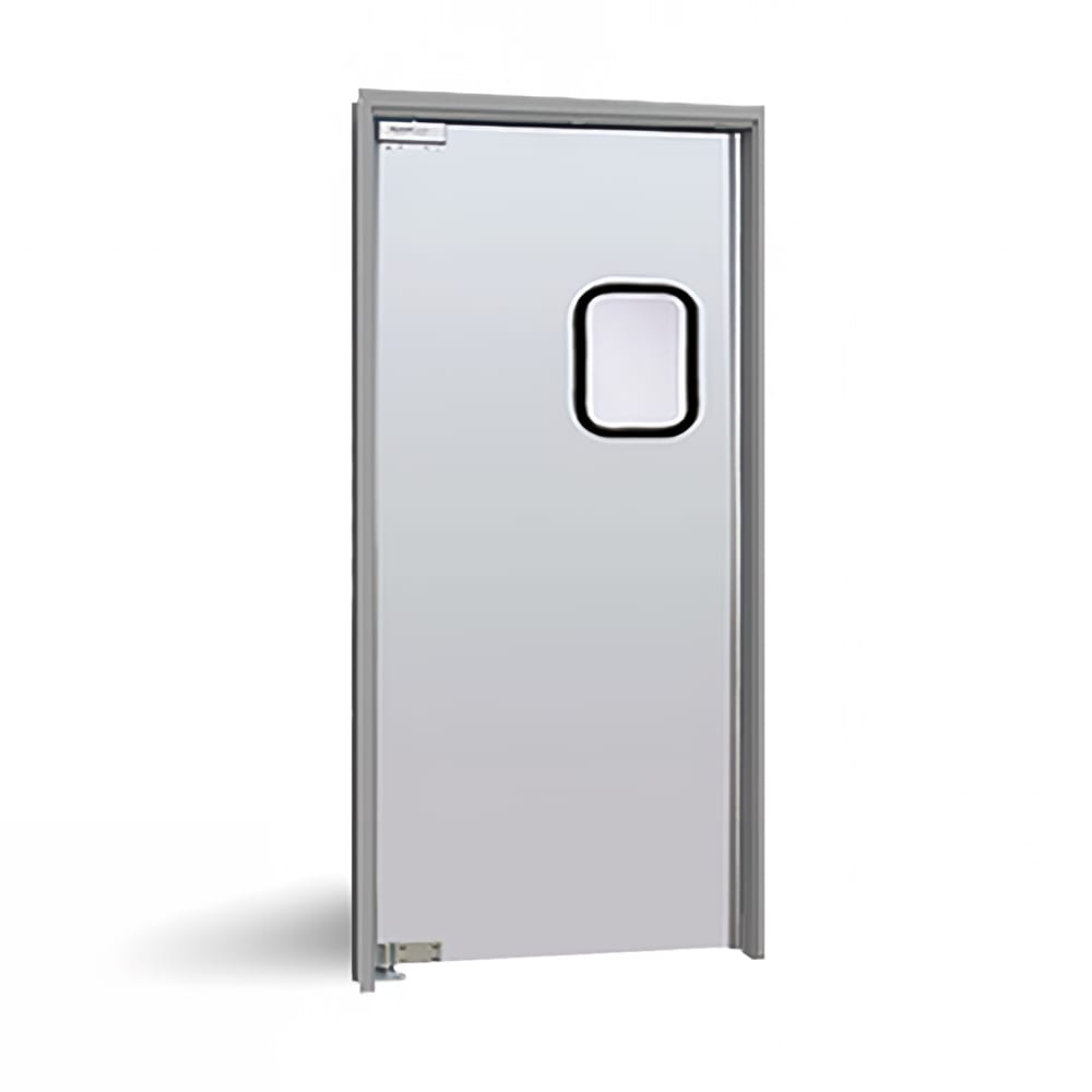 Curtron SPD-20-AL-3684 Service-Pro® Series 20 Single Swinging Traffic Door w/ Window - 36" x 84", Aluminum