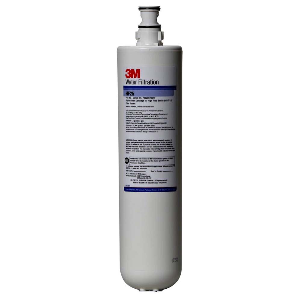 3M Cuno HF25 Cartridge, Reduces Chlorine, Odor & Sediment, 1 Micron