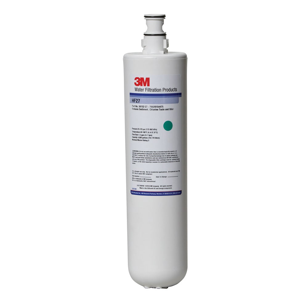 3M Cuno HF27 Replacement Cartridge, Reduces Chlorine, Odor & Sediment, 5 Microns