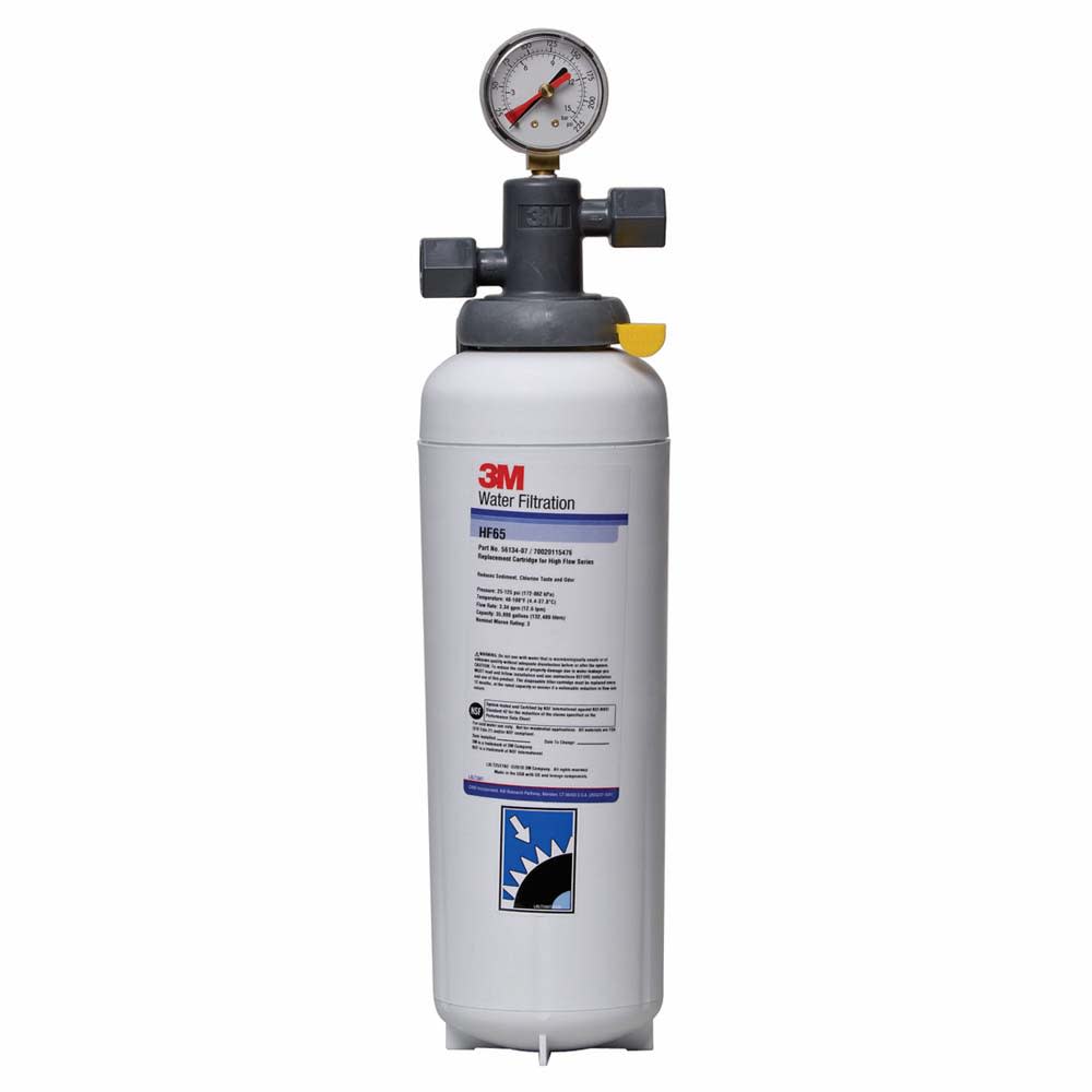3M Cuno BEV165 Water Filter System Reduces Sediment, Chlorine Taste & Odor, 30 Microns