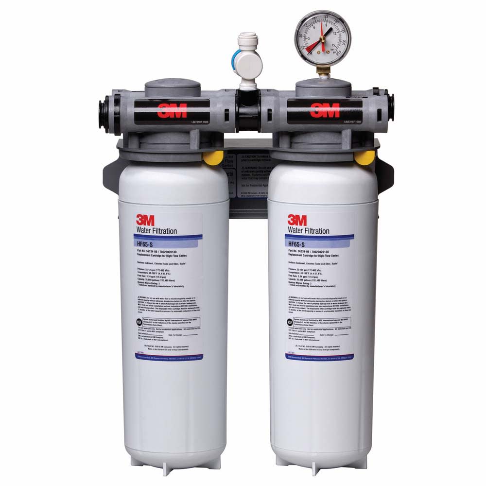 3M Cuno ICE265-S Filter System w/ Shut Off Valve, 3 Microns