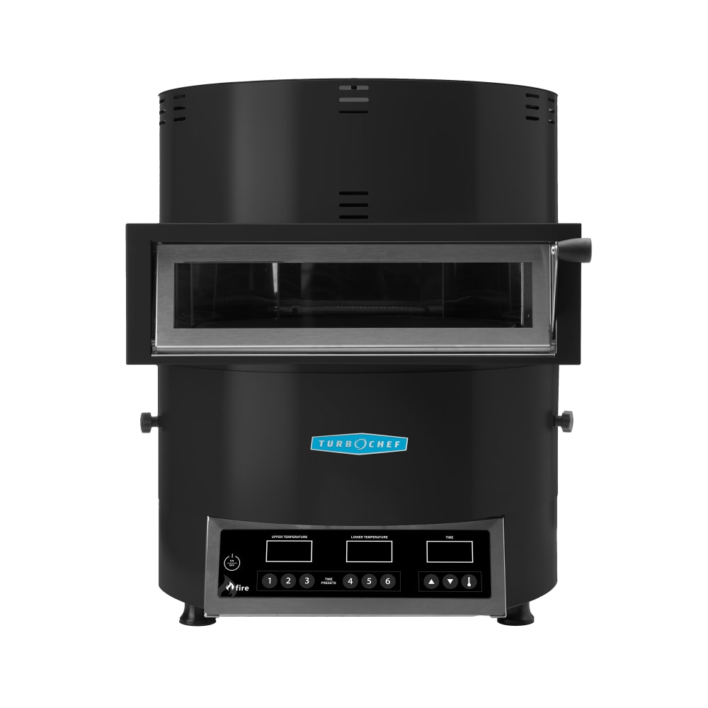 TurboChef FIRE Countertop Pizza Oven - Single Deck, 208 240v/1ph, Black
