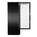 True FLM-81~TSL01 80 3/4" FLM Series Three Section Glass Door Merchandiser - (3) Left/Right Hinge Doors, Black, 115v thumbnail 4