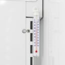 True FLM-81~TSL01 80 3/4" FLM Series Three Section Glass Door Merchandiser - (3) Left/Right Hinge Doors, Black, 115v thumbnail 8