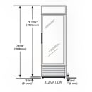 True G4SM-23-HC~TSL01 27 1/2" Self Service Bakery Display Case w/ Straight Glass, (5) Levels, Black, 115v thumbnail 2