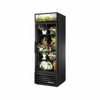 True G4SM-23FC-HC~TSL01 1 Section Floral Cooler w/ Swinging Door - Black, 115v thumbnail 2