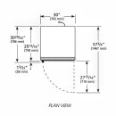 True GDIM-26NT-HC~TSL01 30" Indoor Ice Merchandiser w/ (54) 8 lb Bag Capacity - Glass Door, White, 115v thumbnail 3