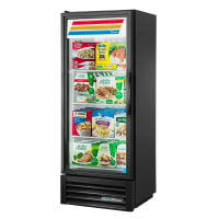 True GDM-12F-HC~TSL01 24 7/8" One Section Display Freezer w/ Swing Door - Bottom Mount Compressor, Black, 115v thumbnail 3