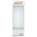 True GDM-19T-HC~TSL01 27" GDM Series One Section Glass Door Merchandiser - (1) Right Hinge Door, White, 115v thumbnail 2