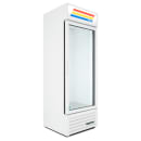 True GDM-19T-HC~TSL01 27" GDM Series One Section Glass Door Merchandiser - (1) Right Hinge Door, White, 115v thumbnail 3