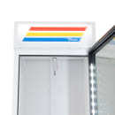 True GDM-19T-HC~TSL01 27" GDM Series One Section Glass Door Merchandiser - (1) Right Hinge Door, White, 115v thumbnail 7