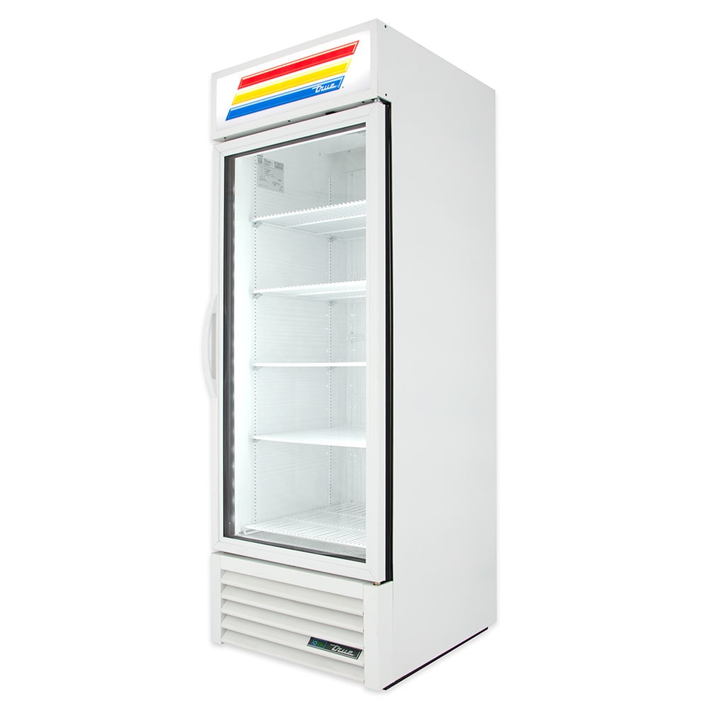True GDM-23F-HC~TSL01 27" One Section Display Freezer w/ Swing Door - Bottom Mount Compressor, White, 115v