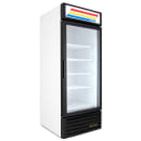 True GDM-26F-HC~TSL01 30" One Section Display Freezer w/ Swing Door - Bottom Mount Compressor, White, 115v thumbnail 3