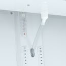 True GDM-33-HC-LD 39 1/2" GDM Series Two Section Glass Door Merchandiser - (2) Sliding Doors, White & Black, 115v thumbnail 13