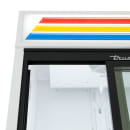 True GDM-33-HC-LD 39 1/2" GDM Series Two Section Glass Door Merchandiser - (2) Sliding Doors, White & Black, 115v thumbnail 7