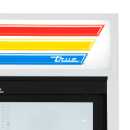 True GDM-33-HC-LD 39 1/2" GDM Series Two Section Glass Door Merchandiser - (2) Sliding Doors, White & Black, 115v thumbnail 9