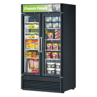 True GDM-35F-HC~TSL01 39 1/2" Two Section Display Freezer w/ Swing Doors - Bottom Mount Compressor, Black, 115v thumbnail 18