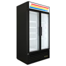 True GDM-35F-HC~TSL01 39 1/2" Two Section Display Freezer w/ Swing Doors - Bottom Mount Compressor, Black, 115v thumbnail 3
