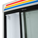 True GDM-37-HC-LD 43 1/2" GDM Series Two Section Glass Door Merchandiser - (2) Sliding Doors, White & Black, 115v thumbnail 10