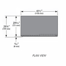 True GDM-37-HC-LD 43 1/2" GDM Series Two Section Glass Door Merchandiser - (2) Sliding Doors, Black, 115v thumbnail 3
