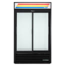 True GDM-41-HC-LD 47 1/8" GDM Series Two Section Glass Door Merchandiser - (2) Sliding Doors, Black, 115v thumbnail 2