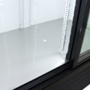 True GDM-41-HC-LD 47 1/8" GDM Series Two Section Glass Door Merchandiser - (2) Sliding Doors, Black, 115v thumbnail 7