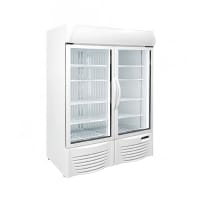 True GDM-43F-HC~TSL01 47 1/8" Two Section Display Freezer w/ Swing Doors - Bottom Mount Compressor, White, 115v thumbnail 2