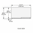 True GDM-45-HC-LD 51 1/8" GDM Series Two Section Glass Door Merchandiser - (2) Sliding Doors, Black, 115v thumbnail 3