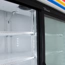 True GDM-47-HC-LD 54 1/8" GDM Series Two Section Glass Door Merchandiser - (2) Sliding Doors, White & Black, 115v thumbnail 7