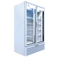 True GDM-49-HC~TSL01 54 1/8" GDM Series Two Section Glass Door Merchandiser - (2) Left/Right Hinge Doors, 115v, White thumbnail 20