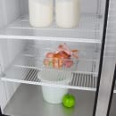 True GDM-49-HC~TSL01 54 1/8" GDM Series Two Section Glass Door Merchandiser - (2) Left/Right Hinge Doors, 115v, Black thumbnail 19