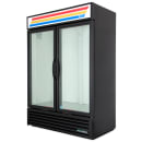 True GDM-49-HC~TSL01 54 1/8" GDM Series Two Section Glass Door Merchandiser - (2) Left/Right Hinge Doors, 115v, Black thumbnail 4