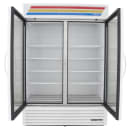 True GDM-49F-HC~TSL01 54 1/8" Two Section Display Freezer w/ Swing Doors - Bottom Mount Compressor, White, 115v thumbnail 6