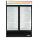 True GDM-49F-HC~TSL01 54 1/8" Two Section Display Freezer w/ Swing Doors - Bottom Mount Compressor, Black, 115/208230v/1ph thumbnail 2