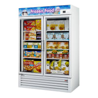 True GDM-49F-HC~TSL01 54 1/8" Two Section Display Freezer w/ Swing Doors - Bottom Mount Compressor, Black, 115/208230v/1ph thumbnail 25