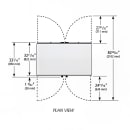 True GDM-49RL-HC~TSL01 54 1/8" GDM Series Two Section Glass Door Merchandiser - (2) Left/Right Hinge Doors, White, 115v thumbnail 3