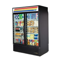 True GDM-49RL-HC~TSL01 54 1/8" GDM Series Two Section Glass Door Merchandiser - (2) Left/Right Hinge Doors, White, 115v thumbnail 4