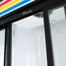 True GDM-69-HC-LD 78 1/8" GDM Series Three Section Glass Door Merchandiser - (3) Sliding Doors, Black, 115v thumbnail 16